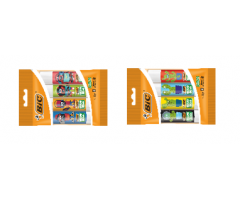 BIC Pieštukiniai klijai Eco Glue Stick Deco, 8 g., 4 vnt. pakuotėje