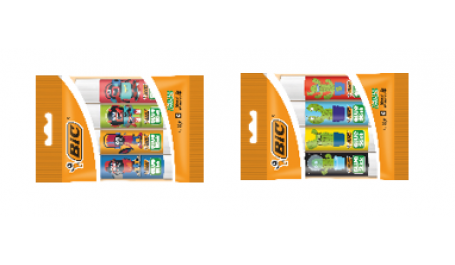 BIC Pieštukiniai klijai Eco Glue Stick Deco, 8 g., 4 vnt. pakuotėje