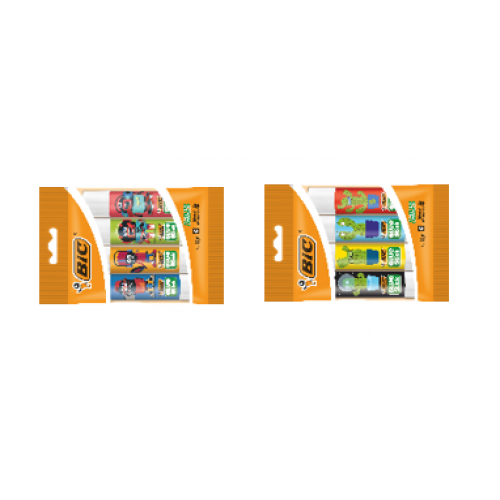 BIC Pieštukiniai klijai Eco Glue Stick Deco, 8 g., 4 vnt. pakuotėje