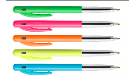 BIC Tušinukai M10 Original, skirtingų spalvų, mėlynas rašalas, 50 vnt.