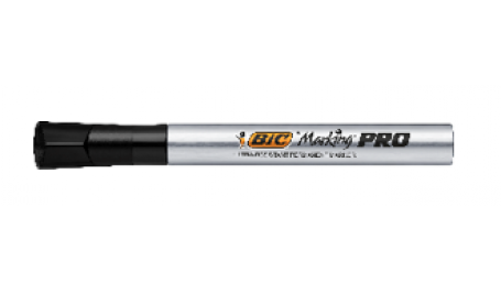 BIC Permanentinis markeris PRO Bullet, juodas, 12vnt. dėžutėje