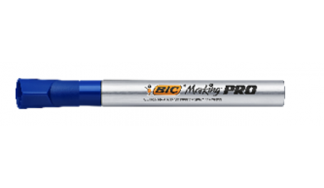 Permanentinis markeris PRO Bullet, mėlynas, 12vnt. dėžutėje