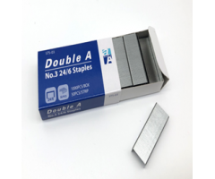 Sąsagėlės Double A Nr. 3 (1000) 24/6 (10vnt.pakuotėje)