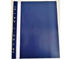 Segtuvelis skaidriu viršeliu ir perforacija AD Class  100/150 Tamsiai melynas 25 vnt./pak