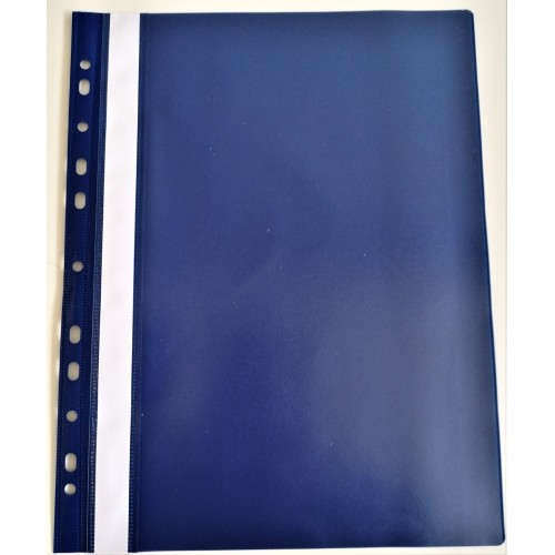 Segtuvelis skaidriu viršeliu ir perforacija AD Class  100/150 Tamsiai melynas 25 vnt./pak