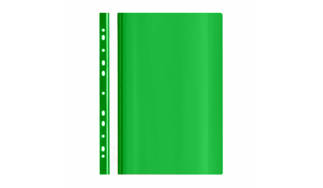 Segtuvelis skaidriu viršeliu ir perforacija AD Class  100/150 žalias , 25 vnt./pak.