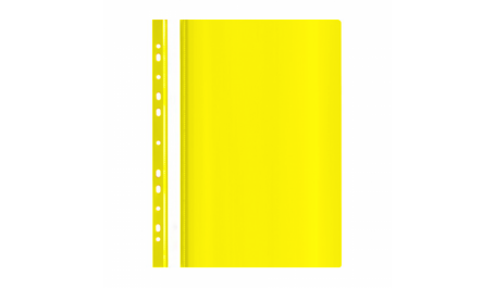 Segtuvelis skaidriu viršeliu ir perforacija AD Class 100/150 Geltonas, 25 vnt./pak.