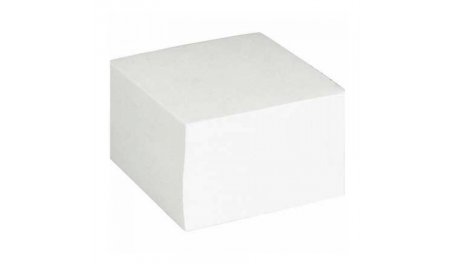 Lapeliai užrašams balti 9x9x5cm klijuota kraštine