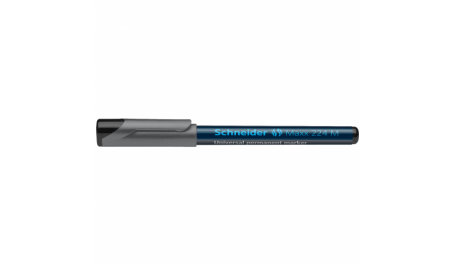 Žymeklis permanentinis Schneider Maxx 224 M, 1.0 mm, OHP, apvali galvutė, juodas  1213-034