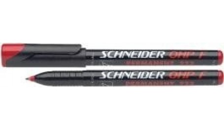 Žymeklis permanentinis Schneider Maxx 222 F, 0.7 mm, apvali galvutė, raudonas  1213-027