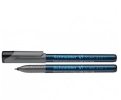 Žymeklis permanentinis Schneider Maxx 222 F, 0.7 mm, apvali galvutė, juodas  1213-026