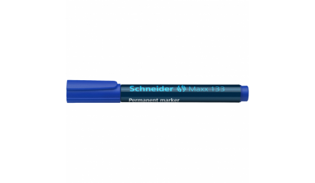 Žymeklis permanentinis Schneider Maxx 133, 1-4 mm, kirsta galvutė, mėlynas  1213-024