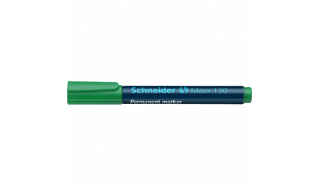 Žymeklis permanentinis Schneider Maxx 130, 1-3 mm, apvali galvutė, žalias  1213-021