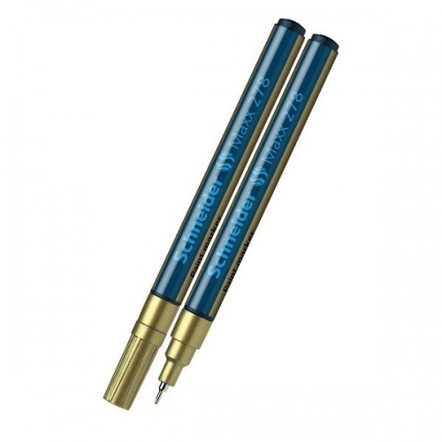 Žymeklis atsparus įvairioms lauko sąlygoms Schneider Paint Maxx 278, 0.8 mm, apvali galvutė, auksini