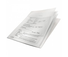 Aplankas L Leitz Combifile, A4, skaidrus, plastikinis, 3 skyrių  0812-208