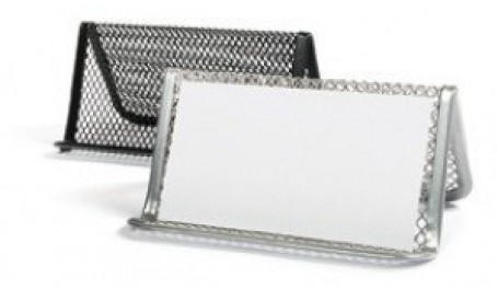 Stovelis vizitinėms Forpus, sidabrinis, 1 skyriaus, perforuoto metalo  1006-104