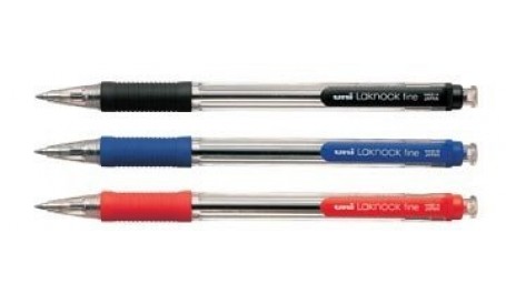 Tušinukas automatinis Uni SN-101 Laknock Fine, 0.7mm, raudonas  1203-109