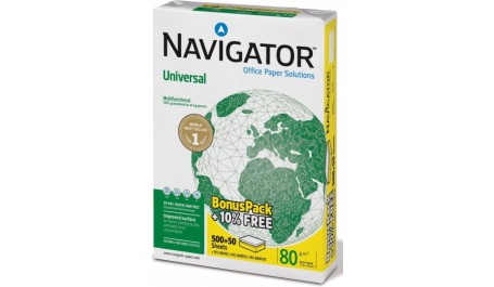 Biuro popierius Navigator Universal, A4, 80g 550 l.