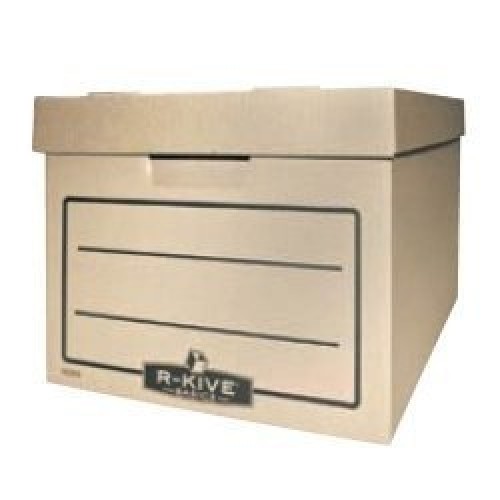 Archyvinė dėžė Fellowes, 340x450x275mm, ruda, ekologiška, nuimamas dangtis  0830-106