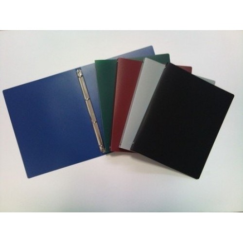 Segtuvas Kobest, A4/20 mm, 4-rių žiedų, plastikinis, bordinis  0805-204