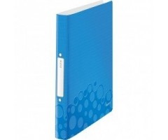 Segtuvas Leitz WOW, A4/25 mm, 2-jų žiedų, mėlynas  0804-012