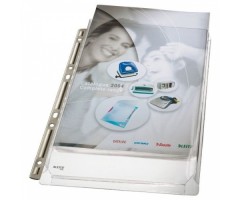 Įmautės Leitz, A4, 170 mikr., su praplatėjimu ir  metaliniu krašteliu, pakuotėjė 3 vnt.   0809-127