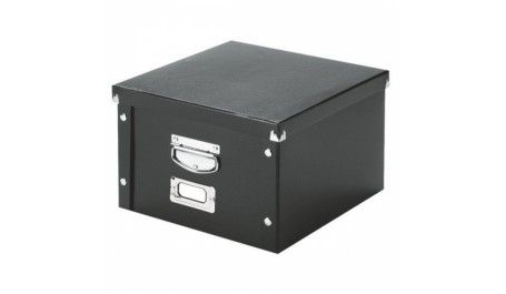 Archyvinė dėžė Leitz, 369x484x200mm, A3, juoda, nuimamas dangtis  0830-210