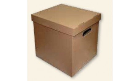 Archyvinė dėžė SMLT, 360x290x350mm, ruda, nuimamas dangtis  0830-308