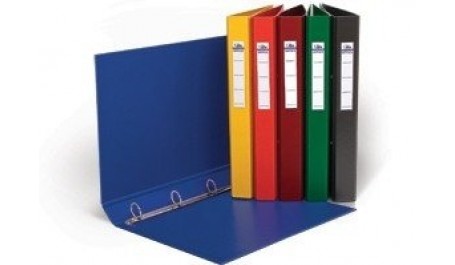 Segtuvas Forpus, A4/35 mm, 4-rių žiedų, raudonas  0805-103