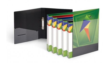 Segtuvas Forpus, A4/30 mm, 2-jų žiedų,? 16 mm, plastikinis, žalias  0804-109