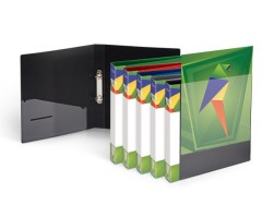 Segtuvas Forpus, A4/30 mm, 2-jų žiedų, ? 16 mm, plastikinis, pilkas  0804-111