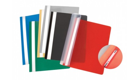 Segtuvelis skaidriu viršeliu Forpus Standart, A4, geltonas  0814-115