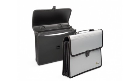 Aplankas-portfelis Forpus, A4, juodas, 3 skyriai  0822-015