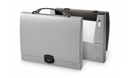 Aplankas-portfelis Forpus, A4, sidabrinis, 1 skyrius  0822-003