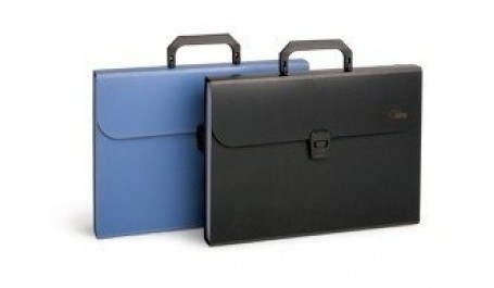 Aplankas-portfelis, kartoteka Forpus, A4, mėlynas, 12+1 skyrių  0822-006