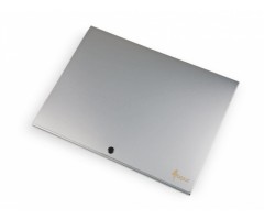 Aplankas su spaustuku Forpus, A4, plastikinis, sidabrinis  0820-004