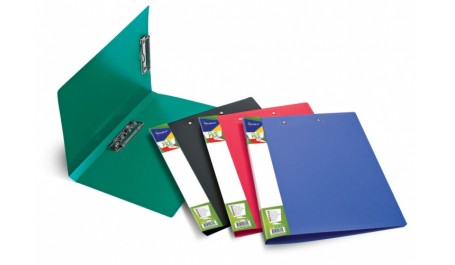 Aplankas su 2 prispaudikliais Forpus Basic, A4, plastikinis, žalias  0817-112