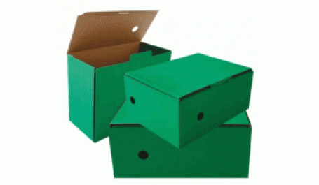 Archyvinė dėžė SMLT, 150x350x250mm, žalia, ekologiška  0830-310