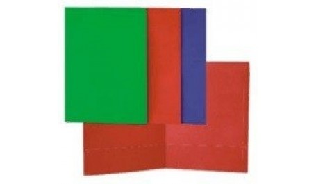 Aplankas SMLT, A4, 190 g, 2 kišenės, raudonas, kartoninis  0812-302