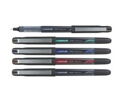 Rašiklis Uni UB-185 Vision Needle micro, 0.5 mm, raudonas  1210-160