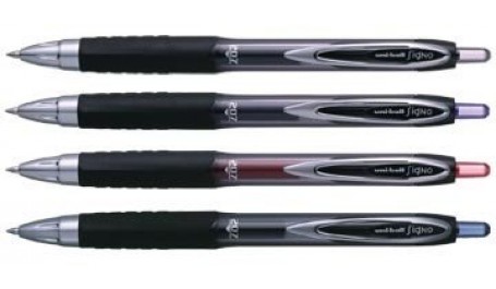 Rašiklis Uni UMN-207 Signo, 0.7 mm, juodas  1210-130