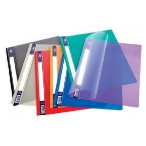 Segtuvelis skaidriu viršeliu Primo, A4, oranžinis  0814-001