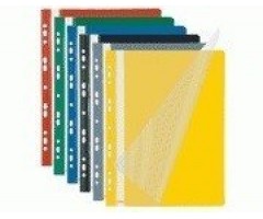 Segtuvelis skaidriu viršeliu su perforacija, A4, turkio  0814-032