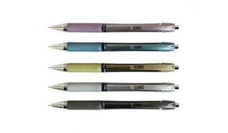 Tušinukas automatinis Linc Elantra, 0.4mm, mėlynas tušas, įvairių spalvų korpusas  1203-204