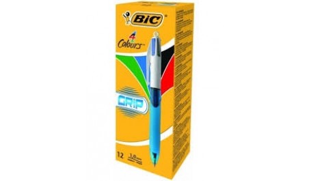 BIC Tušinukas GRIP 4 spalvų, 1vnt 214743