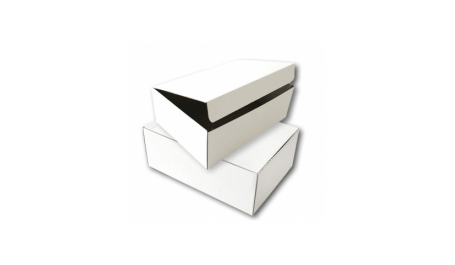 Archyvinė dėžė SMLT mikrogofro kartono, balta 120x355x255mm