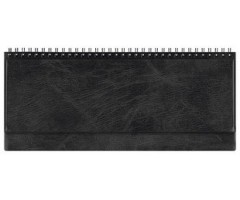 Horizontalus stalo kalendorius Memo PVC 2020m. juodas