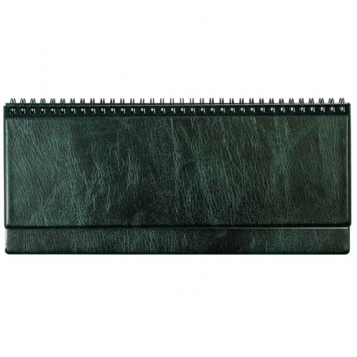 Horizontalus stalo kalendorius Memo PVC 2020m. žalias