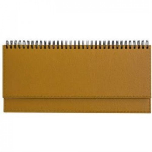 Horizontalus stalo kalendorius Memo PU 2020m. geltonas