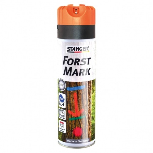 STANGER Purškiami dažai medžių žymėjimui Forstmark stop & go 500 ml orange Longterm
